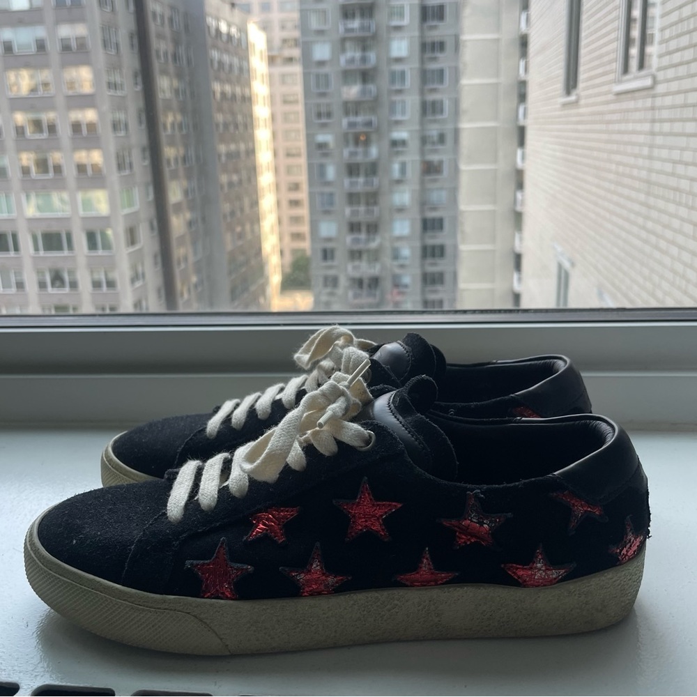 Saint Laurent Court Classic Star Sneakers